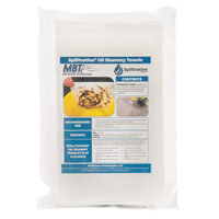 Chiffons pour l'huile Spilltration, Huile seulement, 16" x 10", 29 gal. d'absorption O-Max