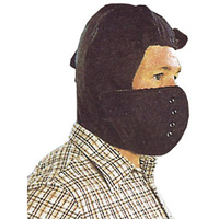 Doublure de casque de s&eacute;curit&eacute; avec masque amovible, Doublure en Coton/Kasha, Taille unique, Noir O-Max