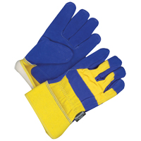 Gants d'ajusteur, Taille unique, Paume en Cuir fleur de vache, Doublure en Thinsulate O-Max