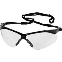 Lunettes de s&eacute;curit&eacute; Nemesis de Kleenguard, Lentille Transparent, Anti-&eacute;gratignures, ANSI Z87+/R&eacute;pond ou surpasse la norme CSA Z94.3 O-Max