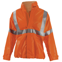 J162 310DH Utili-Gard&reg; FR Jacket, PVC, Large, Orange O-Max