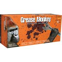 Grease Monkey&reg; Gloves, Medium, Latex, 15-mil, Powder-Free, Blue O-Max