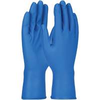 Grippaz Gloves, Small, Nitrile, 8-mil, Powder-Free, Blue O-Max