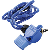 Classic Blue Whistle with Lanyard O-Max