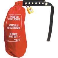 Sac de cadenassage &eacute;lectrique pour prise surdimensionn&eacute;e & contr&ocirc;le de palan, Type Prise O-Max