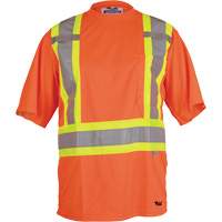 T-shirt de s&eacute;curit&eacute; Viking, Polyester, Petit, Orange haute visibilit&eacute; O-Max