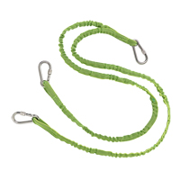 Squids&reg; 3311 Twin Leg Tool Lanyard, Bungee, Triple Carabiner O-Max