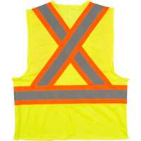 Veste de s&eacute;curit&eacute; pour la circulation, Jaune lime haute visibilit&eacute;, Moyen, Polyester O-Max