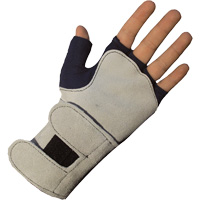 Anti-Impact Glove with Wrist Support, Cotton, Left Hand, X-Small SGI598 | O-Max