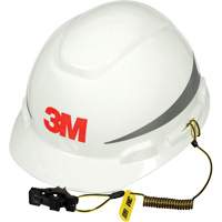 Longe pour casque de s&eacute;curit&eacute;, Spirale, Attache/boucle O-Max