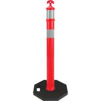 High-Visibility Delineator Post, 42" H, Orange O-Max