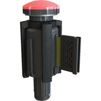 Balise stroboscopique rouge et support pour le système de barrière PLUS, Noir SGL034 | O-Max
