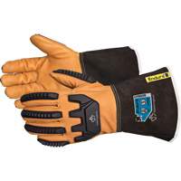 Gants de conducteur antichocs Endura, Petit, Paume en Cuir fleur de ch&egrave;vre, Kevlar O-Max