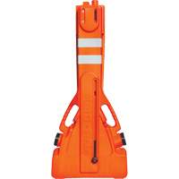 Multi-Gate Barricade, 43" H x 90" L, Orange O-Max
