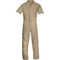 Short-Sleeved Coveralls, Men's, Tan, Size Medium (Tall) O-Max