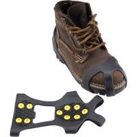 Anti-Slip Spark-Proof Ice Cleats, Brass, Stud Traction, Medium O-Max