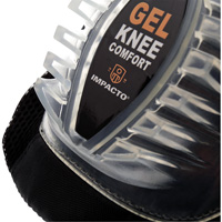 Genouill&egrave;res tout terrain, Style Boucles et crochets, Prot&egrave;ge-genoux Plastique, Tampons Gel O-Max
