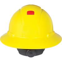 Casque de s&eacute;curit&eacute; &agrave; bordure compl&egrave;te avec capteur Uvicator, Suspension Rochet, ANSI type I O-Max