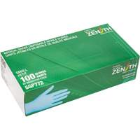 Gants jetables de calibre m&eacute;dical r&eacute;sistants &agrave; la perforation, Petit, Nitrile, 4,5 mils, Sans poudre, Bleu, Classe 2 O-Max