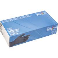 Puncture-Resistant Medical-Grade Disposable Gloves, Medium, Nitrile, 5-mil, Powder-Free, Black, Class 2 O-Max