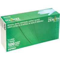 Puncture-Resistant Medical-Grade Disposable Gloves, X-Large, Nitrile, 3.5-mil, Powder-Free, Blue, Class 2 O-Max