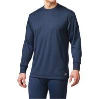 FR Base Layer Long Sleeve T-Shirt, Small, Navy Blue O-Max