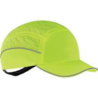 Skullerz&reg; 8955 Lightweight Bump Cap Hat, High Visibility Lime Green O-Max
