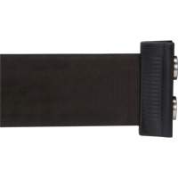 Cassette de ruban magn&eacute;tique pour barri&egrave;re de contr&ocirc;le des foules personnalis&eacute;e, 7', Ruban Noir O-Max