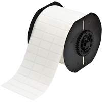 B33 Series Repositionable Adhesive Labels, Vinyl, 1" L x 0.5" H, White O-Max