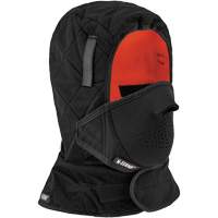 N-Ferno&reg; 3-Layer Winter Hard Hat Liner with Mouthpiece, Fleece Lining, One Size, Black O-Max