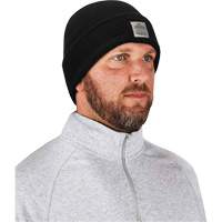 N-Ferno&reg; Rib Knit Beanie Hat, One Size, Black O-Max