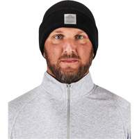 N-Ferno&reg; Rib Knit Beanie Hat, One Size, Black O-Max