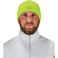 N-Ferno&reg; Skull Cap Beanie Hat with LED Lights, One Size, High-Visibility Lime Green O-Max