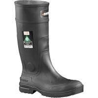Slip Resistant Boots, Rubber, Steel Toe, Size 9 SGR829 | O-Max