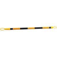 Retractable Cone Bar, 7'2" Extended Length, Black/Yellow O-Max