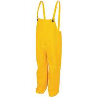 Classic Series Bib Rain Pants, Large, Polyester/PVC, Yellow SGS989 | O-Max