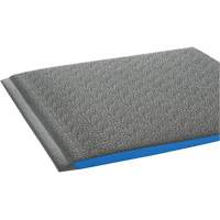 Wear-Bond Comfort-King Ergonomic Mats, Pebbled, 2' x 3' x 9/16", Grey, Vinyl Foam O-Max