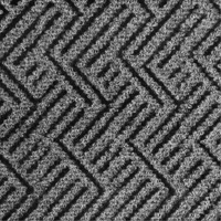 Triathlon Performance Entrance Mats, Wiper/Scraper, 6' x 10' x 7/16", Charcoal O-Max