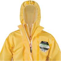 ChemMax&reg; 1 Coveralls, Polyethylene/Polypropylene, 4X-Large, Yellow O-Max
