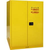 Flammable Storage Cabinet, 90 Gal., 2 Door, 43" W x 66" H x 34" D SGU586 | O-Max