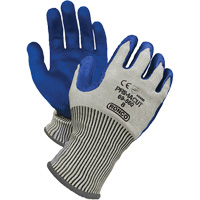 PrimaCut Cut Resistant Gloves, Size 8, 13 Gauge, Nitrile Coated, HPPE Shell, ANSI/ISEA 105 Level 4/EN 388 Level 5 O-Max