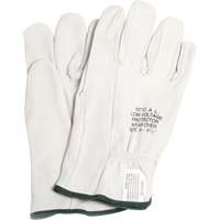 Leather Protector Gloves, Size 8, 10" L SGV610 | O-Max