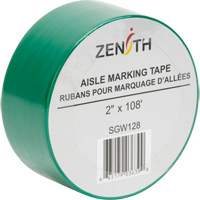 Aisle Marking Tape, 2" x 108', PVC, Green O-Max