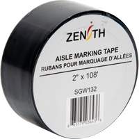 Ruban pour marquage d'all&eacute;es, 2" x 108', PVC, Noir O-Max