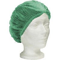 Bonnet bouffant pliss&eacute; Ronco Care, Polypropyl&egrave;ne, 21", Vert O-Max