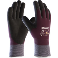 Gants enduits avec doublure isolante ATG MaxiDry Zero, Petit, R&ecirc;vetement Mousse de nitrile, Calibre 15, Enveloppe en Nylon/Spand O-Max