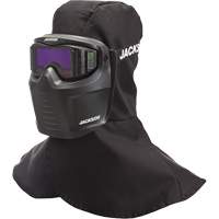 Rebel ADF Welding Mask, 3.5" L x 1.3" W View Area, 3/5-12 Shade Range, Black O-Max