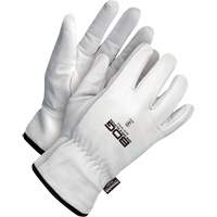 Gants de conducteur classiques r&eacute;sistant &agrave; la perforation, Grand, Paume en Cuir fleur de ch&egrave;vre, Thinsulate O-Max