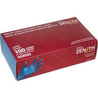 Medical-Grade Disposable Gloves, Small, Vinyl, 4.5-mil, Powder-Free, Blue, Class 2 O-Max