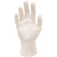Synthetic Stretch Medical Examination Gloves, Large, Vinyl, 5-mil, Powder-Free, White, Class 2 O-Max